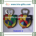 chicken design soft rubber opener with magnet new year gift